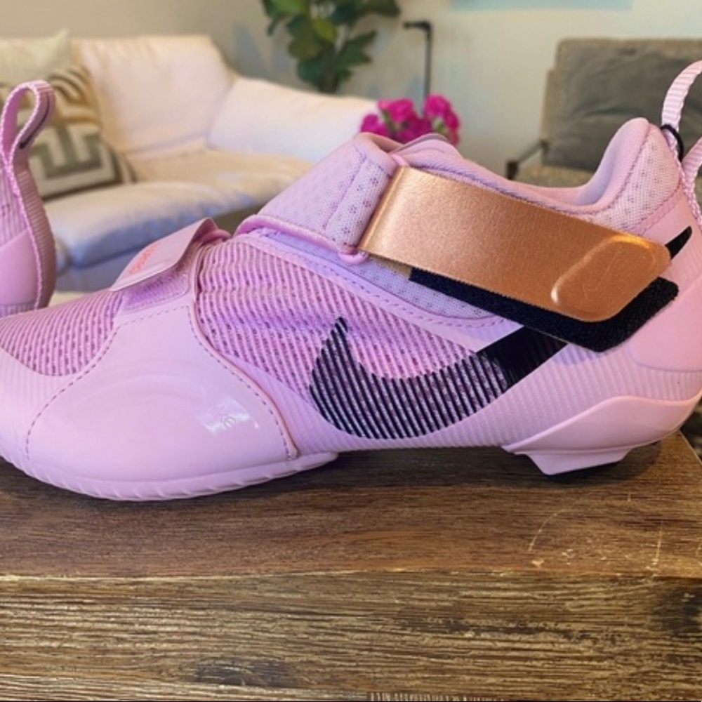 Nike superRep cycling shoes size 10 womens super rare color arctic pink